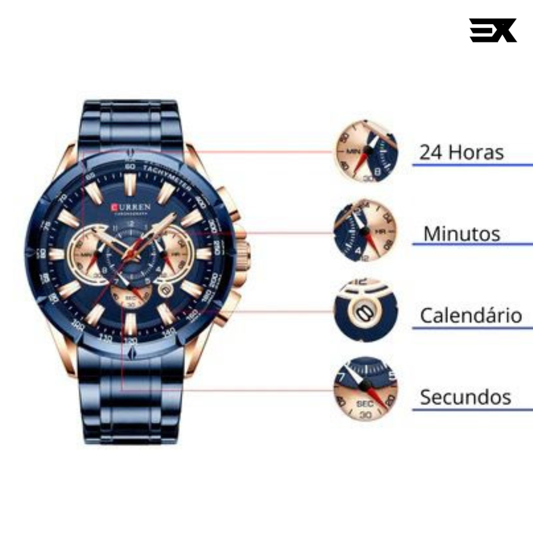 Stainless Steel Watch Verno